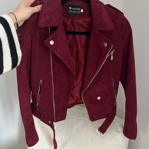 BURGUNDY JACKET - Picture 3 of 3
